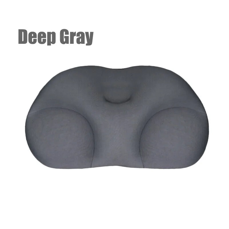 3D Neck Micro Airball Pillow: Deep Sleep Head Rest Cushion with Washable Pillowcase