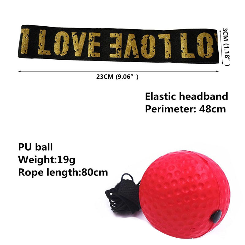 boxing reflex ball headband