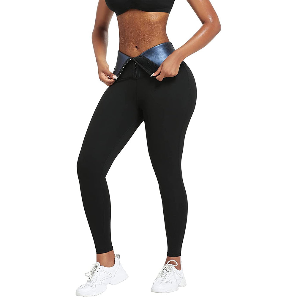 sweat sauna pants:These fitness leggings are the perfect way to get your body in shape! The sweat sauna shaping pants help you lose weight and tone your body, while the high waist shorts keep everything snug and in place. Made with neoprene material, these pants are also great for providing extra support and security during workouts.