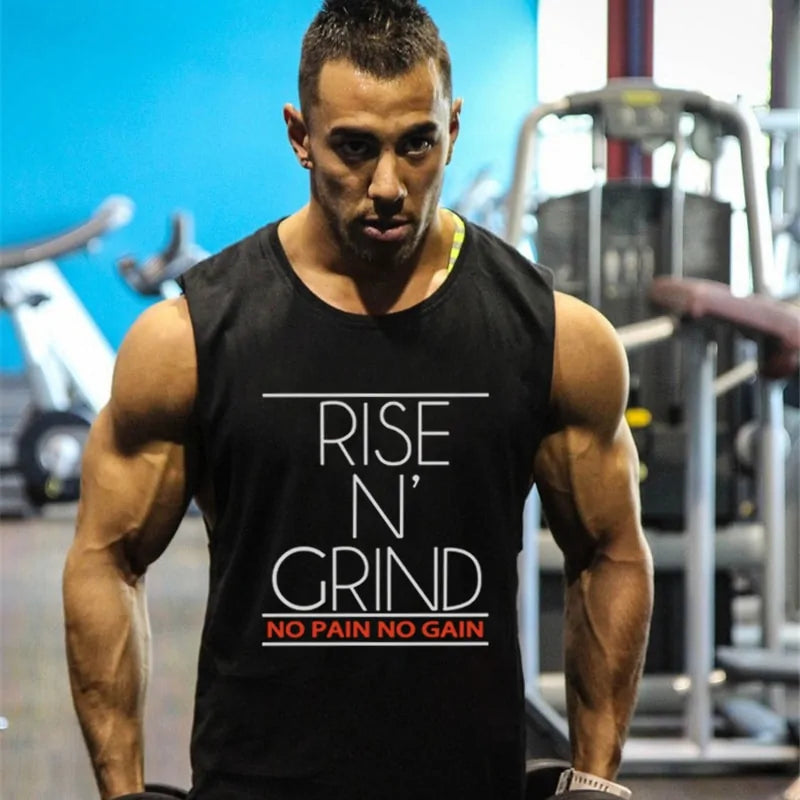 Rise N Grind Cotton Gym Tank