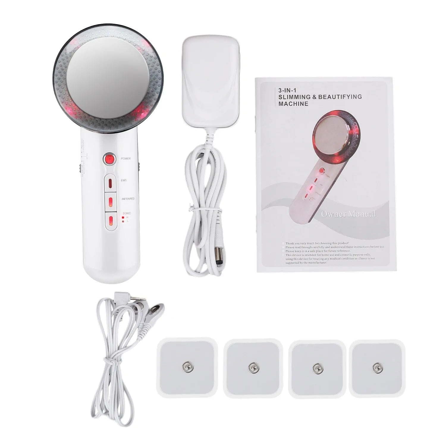 3-in-1 EMS Body Slimming Massager: RF Ultrasonic Cavitation & Anti-Cellulite Fat Burner