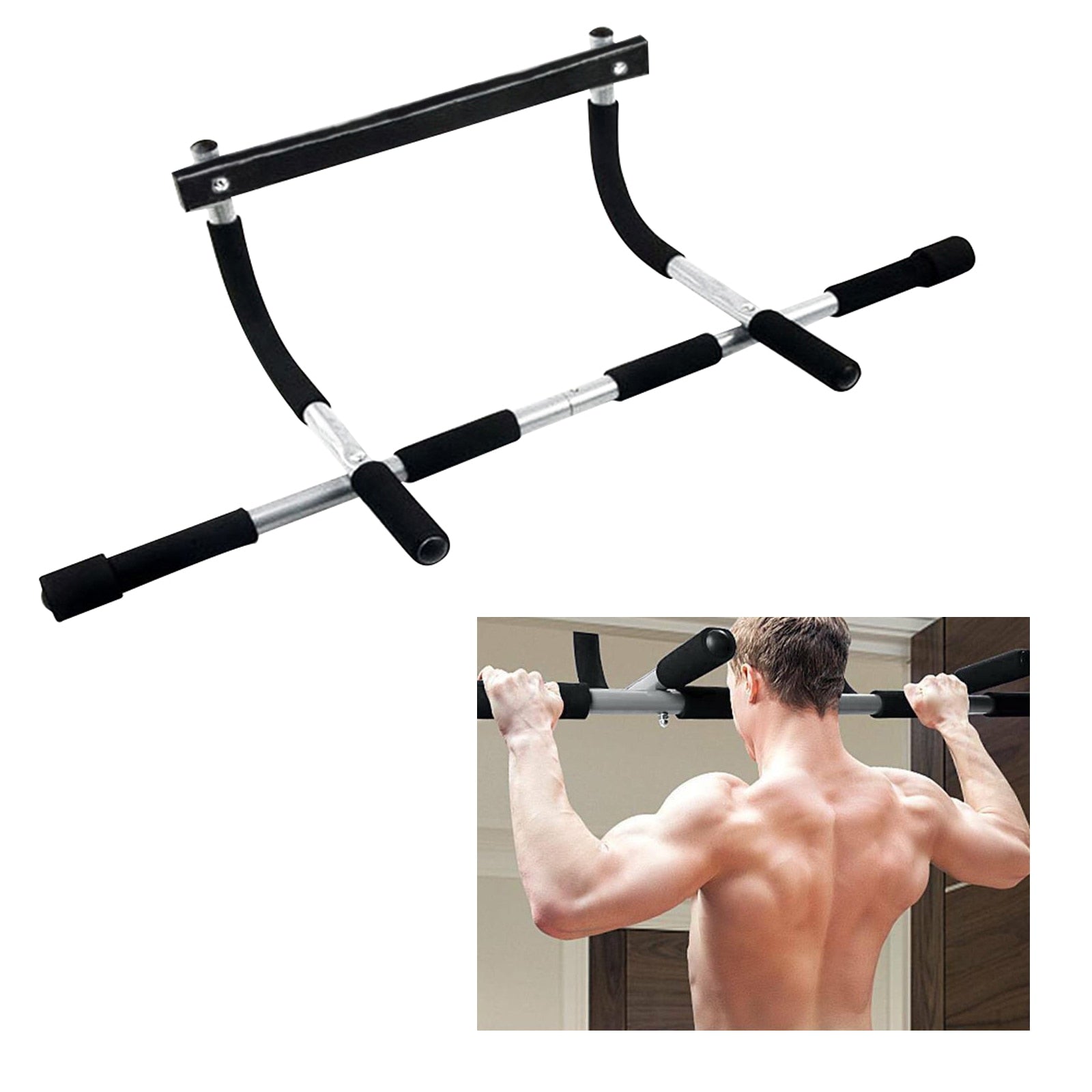 Horizontal Push Up Bar: This multi function training bar that combines every exercise you need to build a powerful upper body.dy and tones your midsection.