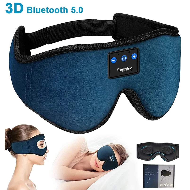 sleep headband bluetooth:Experience blissful sleep with our Sleep Headphones 3D Bluetooth 5.0 Headband!Crafted with comfort and convenience in mind, this Bluetooth sleep eye mask features a V5.0 program for binaural stereo design and is made of soft, breathable cotton fabric.