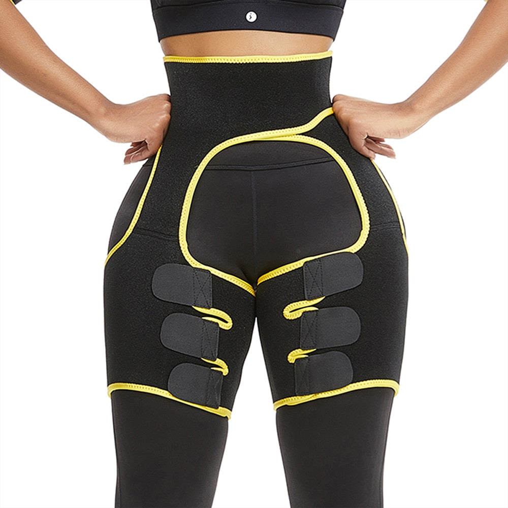 thigh waist trainer:Made with extra-thick, latex-free neoprene material, increases heat build-up and ventilate sweat, keeps you cool and comfortable under all conditions. Stretchy fabric is easy to clean, fits your body, and will not pitch or irritate your skin.