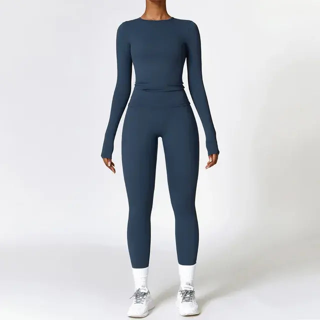 Women's 2 Piece Tight Quick-Drying Fitness Wear