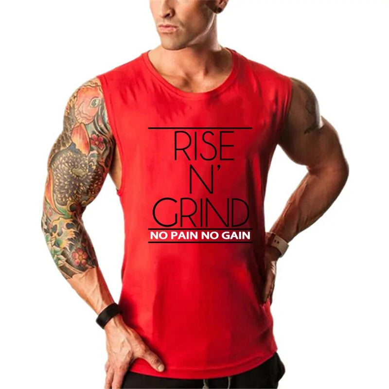 Rise N Grind Cotton Gym Tank