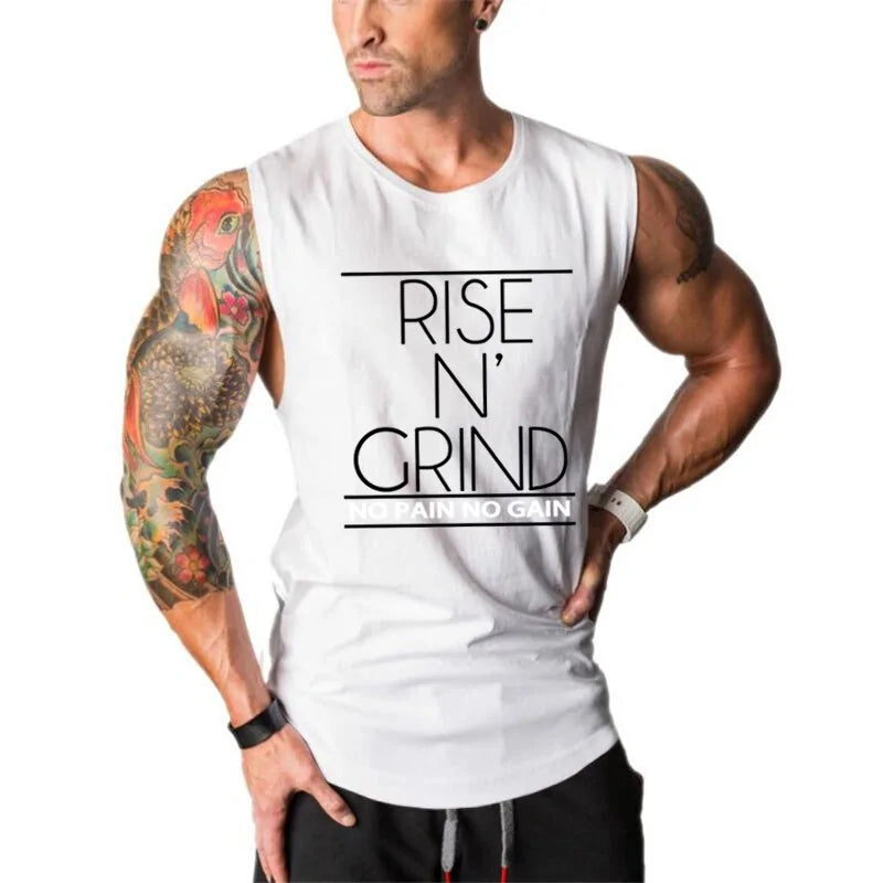 Rise N Grind Cotton Gym Tank