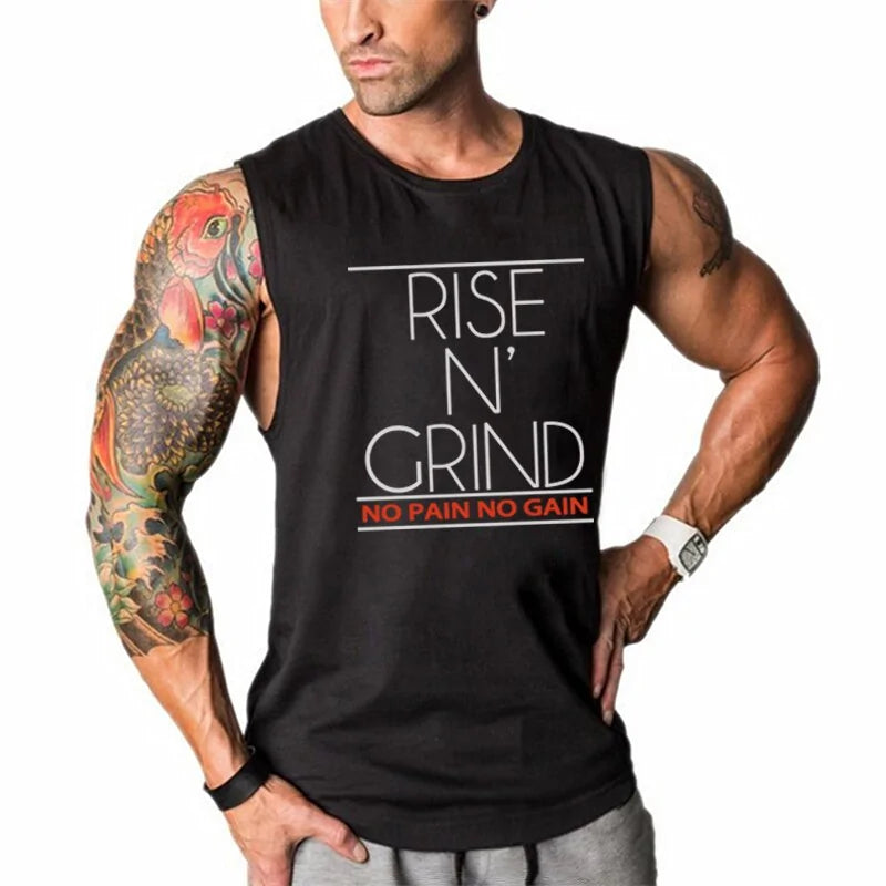 Rise N Grind Cotton Gym Tank