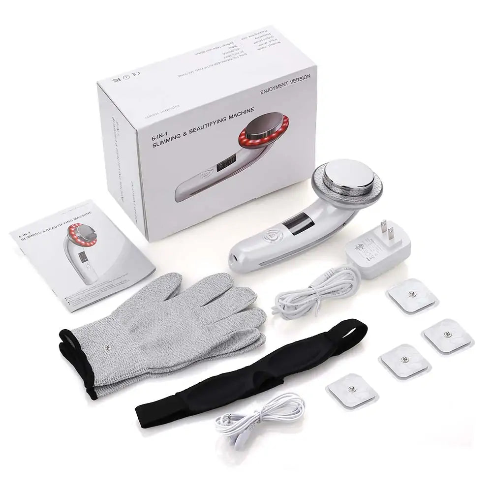 3-in-1 EMS Body Slimming Massager: RF Ultrasonic Cavitation & Anti-Cellulite Fat Burner