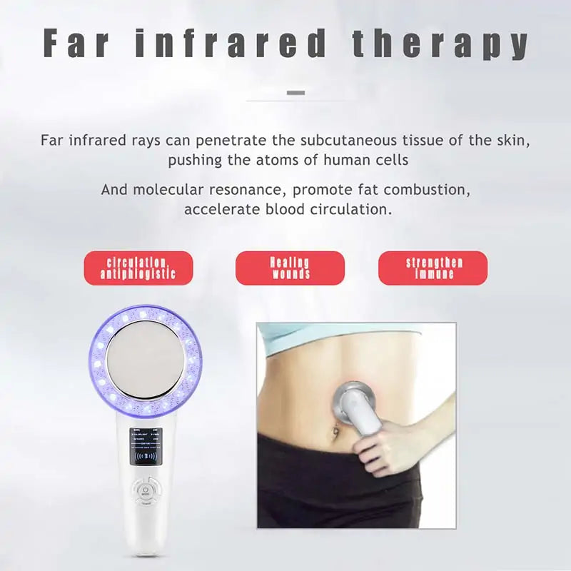 3-in-1 EMS Body Slimming Massager: RF Ultrasonic Cavitation & Anti-Cellulite Fat Burner